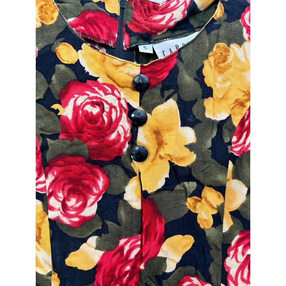 Carolina Colours Vintage Floral Romper - Picture 3 of 8